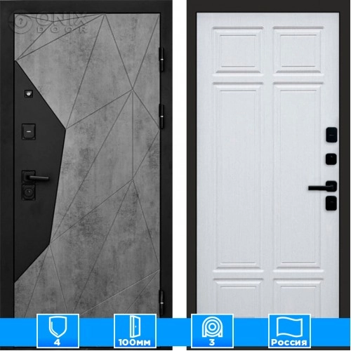 Входная дверь Престиж 125210 бетон Лиственница премиум