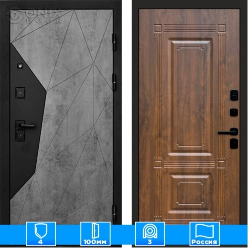 Входная дверь Престиж 125215 бетон дуб