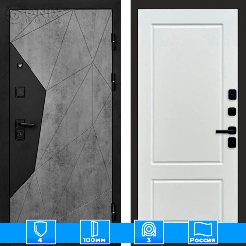 Входная дверь Престиж 125217 бетон белый софт