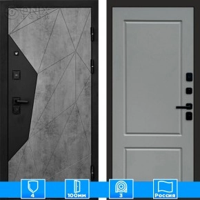 Входная дверь Престиж 125218 бетон грей софт