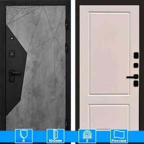 Входная дверь Престиж 125220 бетон слоновая кость