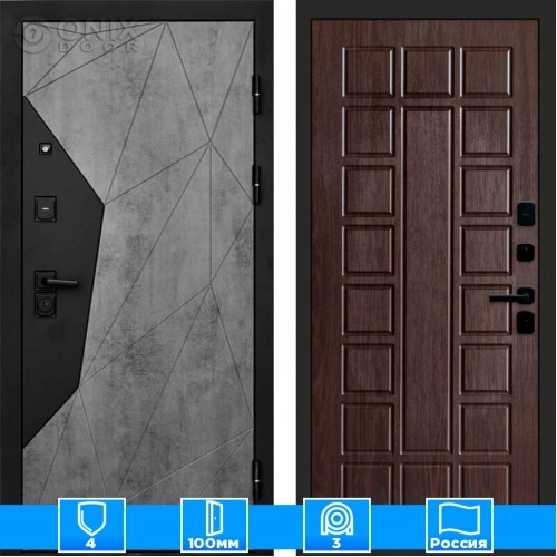 Входная дверь Престиж 125236 бетон венге