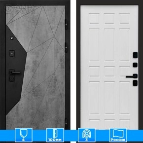 Входная дверь Престиж 125237 бетон белое дерево