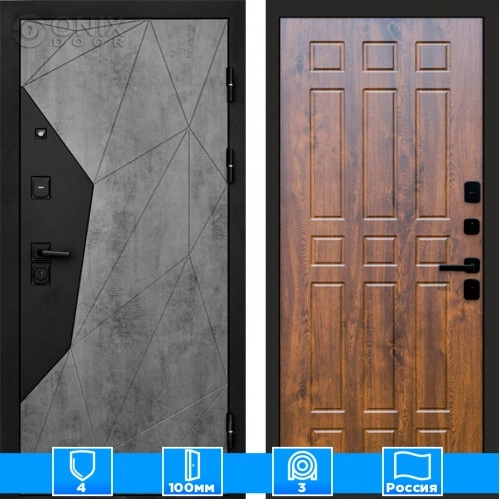 Входная дверь Престиж 125238 бетон дуб