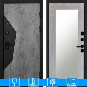 Входная дверь Престиж 125253 бетон Зеркало триумф бетон светлый