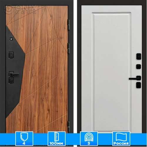 Входная дверь Престиж 125266 белый софт