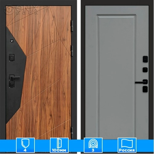 Входная дверь Престиж 125268 грей софт