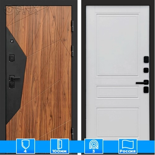 Входная дверь Престиж 125270 белый матовый