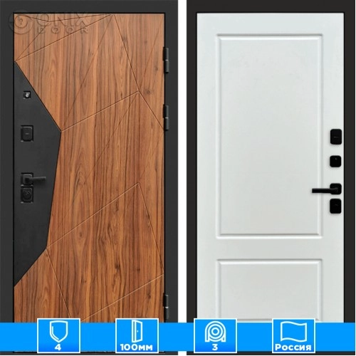 Входная дверь Престиж 125286 белый софт