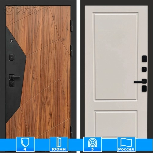 Входная дверь Престиж 125289 слоновая кость