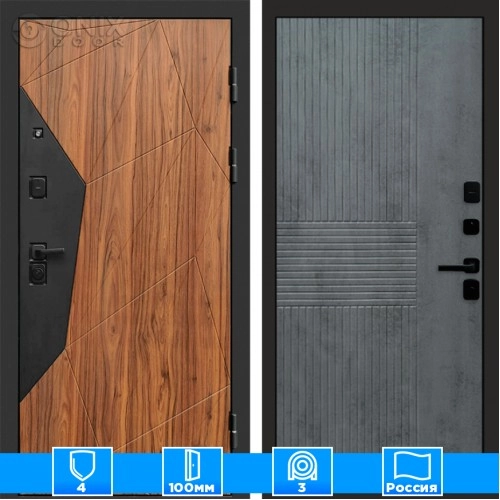 Входная дверь Престиж 125290 бетон темный