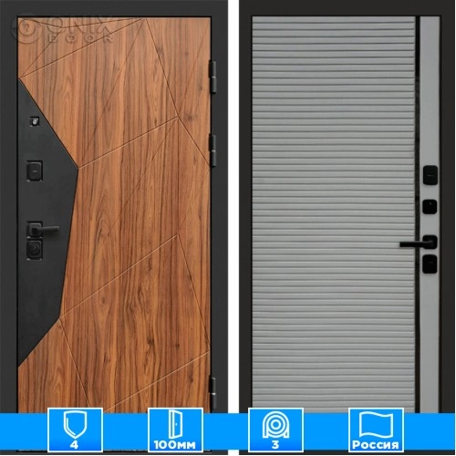 Входная дверь Престиж 125299 porte грей софт