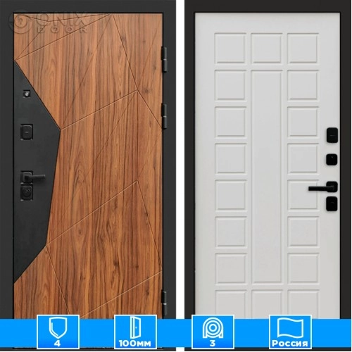 Входная дверь Престиж 125303 бежевый матовый