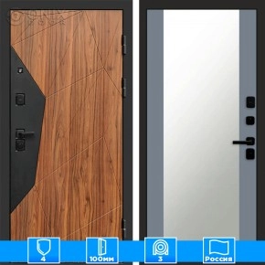 Входная дверь Престиж 125318 Зеркало грей софт