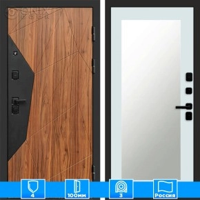 Входная дверь Престиж 125321 Зеркало триумф белый софт