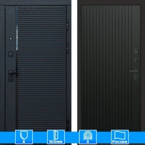 Входная дверь Престиж 125330 Flat черный кварц