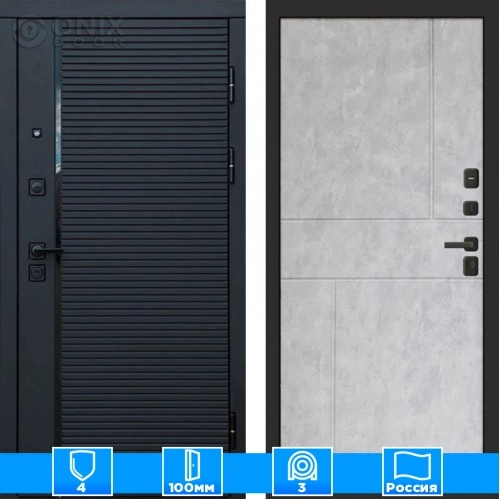 Входная дверь Престиж 125334 бетон светлый