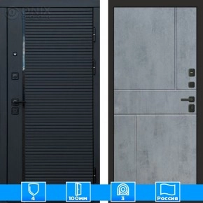 Входная дверь Престиж 125335 бетон темный