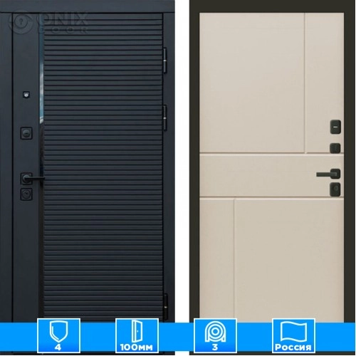 Входная дверь Престиж 125337 слоновая кость