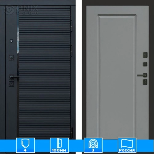 Входная дверь Престиж 125340 грей софт