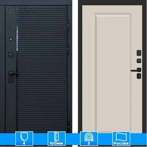 Входная дверь Престиж 125341 слоновая кость