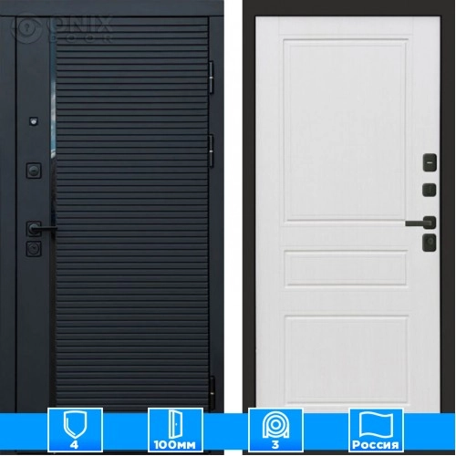 Входная дверь Престиж 125343 белое дерево