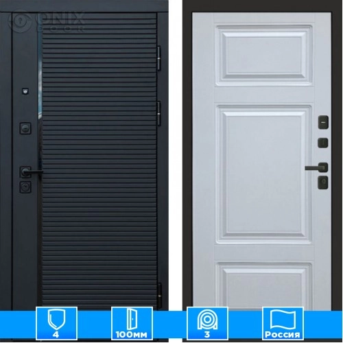 Входная дверь Престиж 125347 белый софт