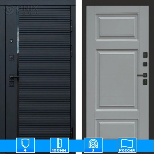 Входная дверь Престиж 125349 грей софт