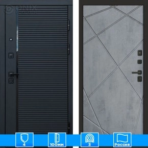 Входная дверь Престиж 125354 бетон темный