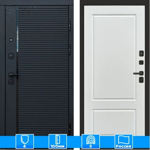 Входная дверь Престиж 125358 белый софт