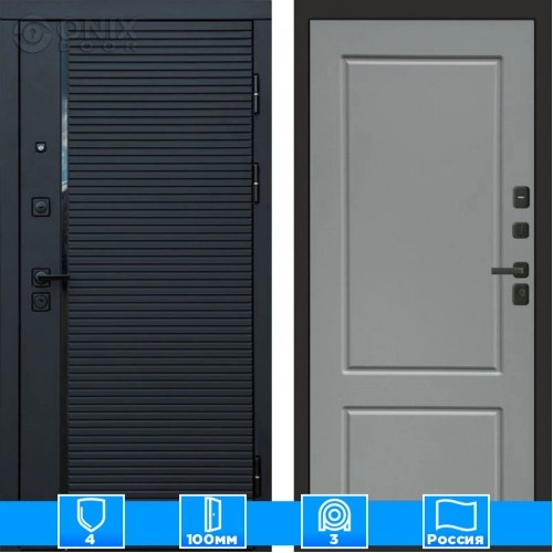 Входная дверь Престиж 125359 грей софт