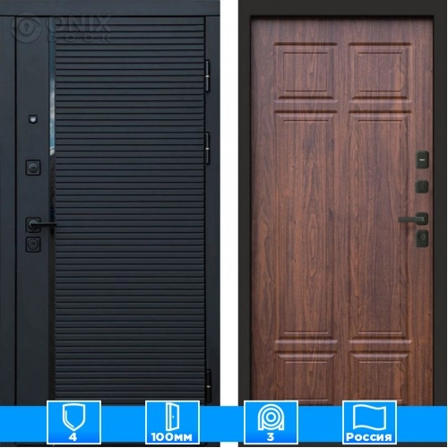 Входная дверь Престиж 125367 Орех премиум