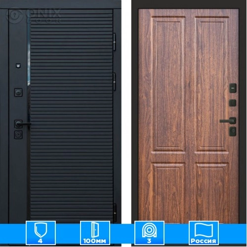 Входная дверь Престиж 125368 Орех стандарт