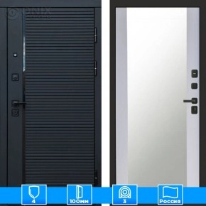 Входная дверь Престиж 125382 Зеркало белый софт