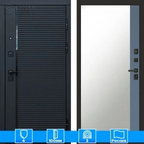 Входная дверь Престиж 125388 Зеркало фацет грей софт