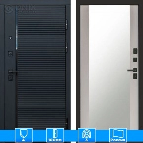 Входная дверь Престиж 125390 Зеркало лиственница