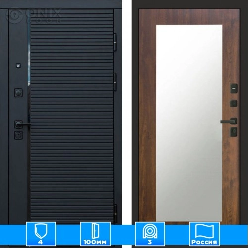 Входная дверь Престиж 125394 Зеркало триумф дуб