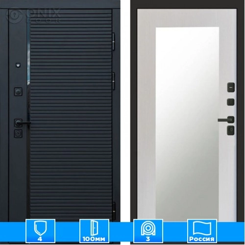 Входная дверь Престиж 125395 Зеркало триумф лиственница