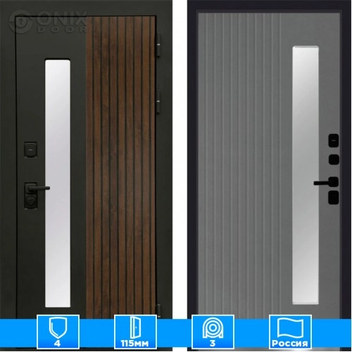 Входная дверь Престиж 125404 грей soft