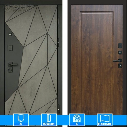 Входная дверь Престиж 125426 Бетон дуб