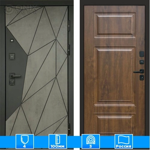 Входная дверь Престиж 125435 Бетон дуб