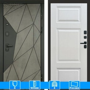 Входная дверь Престиж 125437 Бетон лиственница