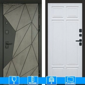 Входная дверь Престиж 125438 Бетон Лиственница премиум