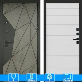 Входная дверь Престиж 125468 Бетон white line