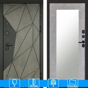 Входная дверь Престиж 125480 Бетон Зеркало триумф бетон светлый