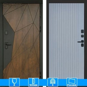 Входная дверь Престиж 125488 Flat грей софт