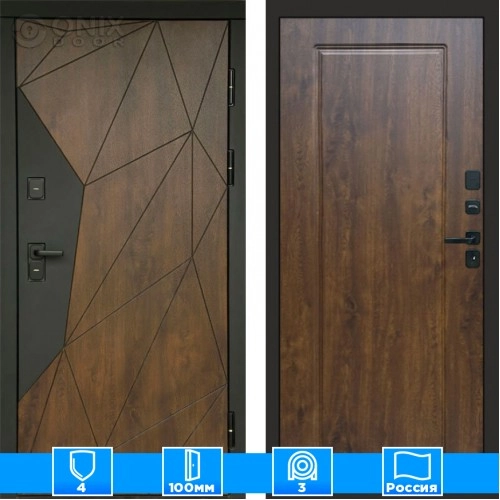 Входная дверь Престиж 125495 дуб