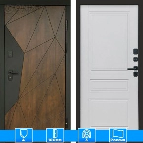 Входная дверь Престиж 125498 белый матовый