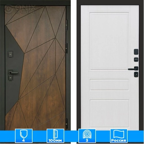 Входная дверь Престиж 125499 белое дерево