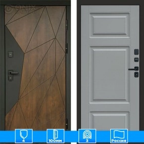 Входная дверь Престиж 125505 грей софт